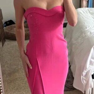 Likely $348 Pink Strapless Sweetheart Mini Dress Size 4